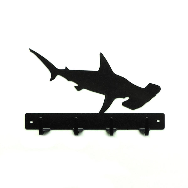 Hammerhead Shark Key Rack - Knob Creek Metal Arts