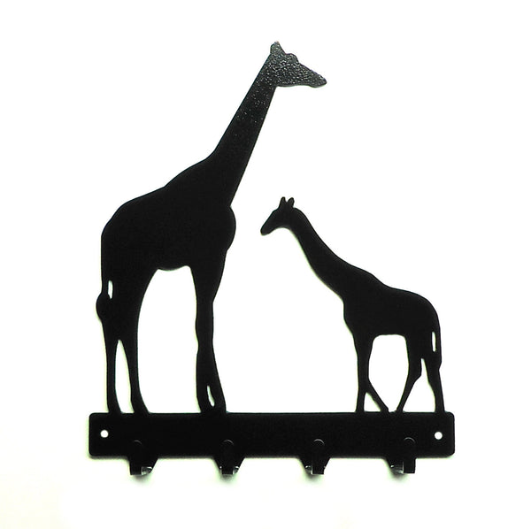 Giraffe Family Key Rack - Knob Creek Metal Arts