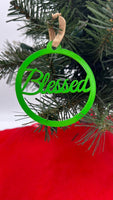 Blessed Christmas Ornaments