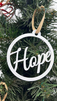 Hope Christmas Ornament Set