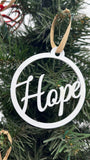 Blessed & Hope sets of Ornaments