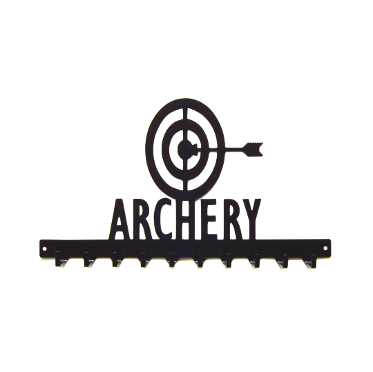 Archery Medals Rack- 10 Hook - Knob Creek Metal Arts