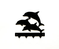 Dolphin Metal Art Key Rack - Knob Creek Metal Arts