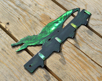 Custom Candy Painted Alligator Key Rack - Knob Creek Metal Arts