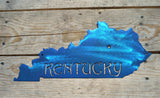 Candy Painted Home State Wall Art - Knob Creek Metal Arts