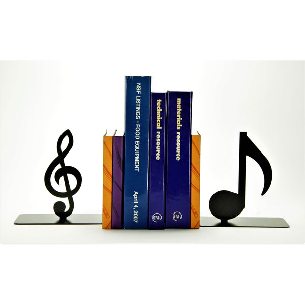 Music Note Bookends - Knob Creek Metal Arts
