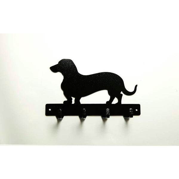 Wiener Dog Dachshund Leash Rack - Knob Creek Metal Arts