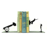 Shot Out of a Cannon Bookends - Knob Creek Metal Arts