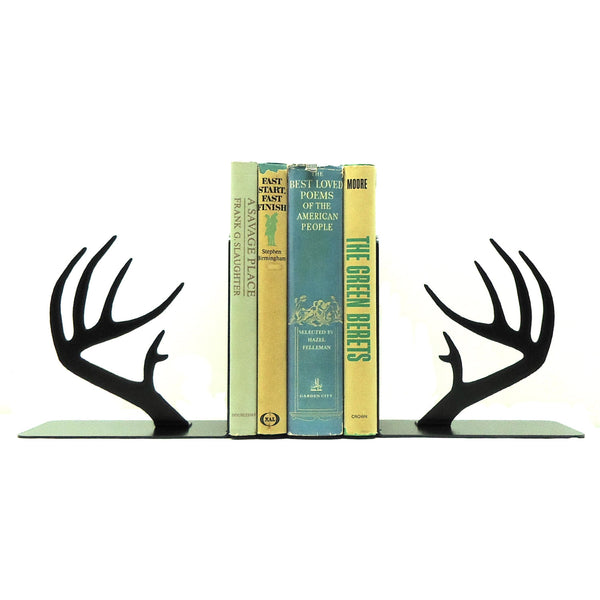 Deer Antler Bookends - Knob Creek Metal Arts