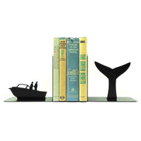 Whale Tail Bookends - Knob Creek Metal Arts