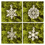 Christmas Blizzard Ornament Set (Set of 4) - Knob Creek Metal Arts